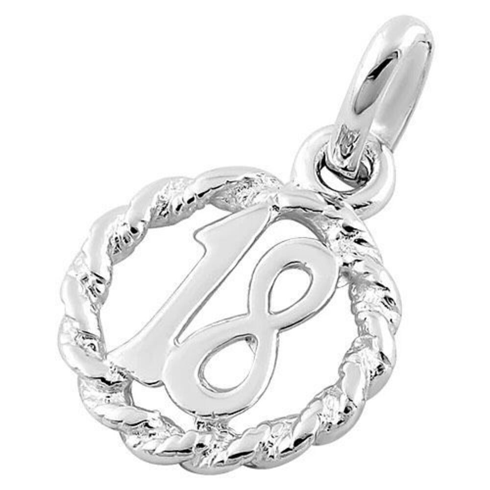 Solid Sterling Silver 18 Pendant For Necklace Or Bracelet New